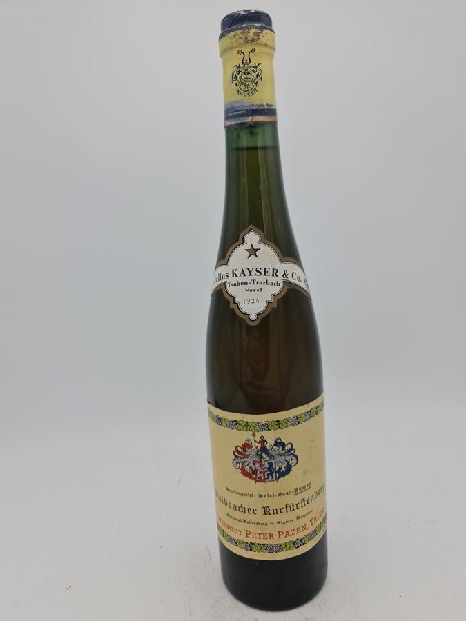 Weingut Peter Pazen 'Julius Kayser Traben-Trarbach' - Waldracher Kürfürstenberg Riesling naturrein 1924