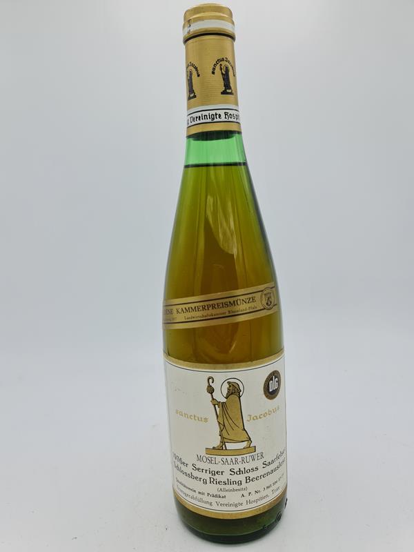 Vereinigte Hospitien 'Sanctus Jacobus' Trier - Serriger Schloss Saarfelser Schlossberg Riesling Beerenauslese Goldkapsel 1976