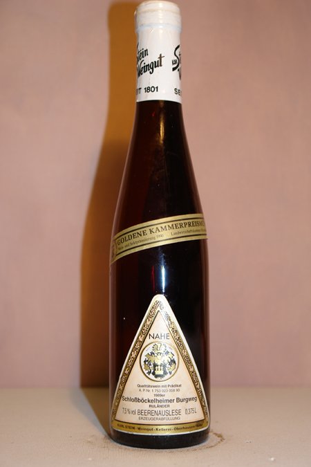 Weingut Karlstein - Schlossböckelheimer Burgweg Ruländer Beerenauslese 1989 375ml