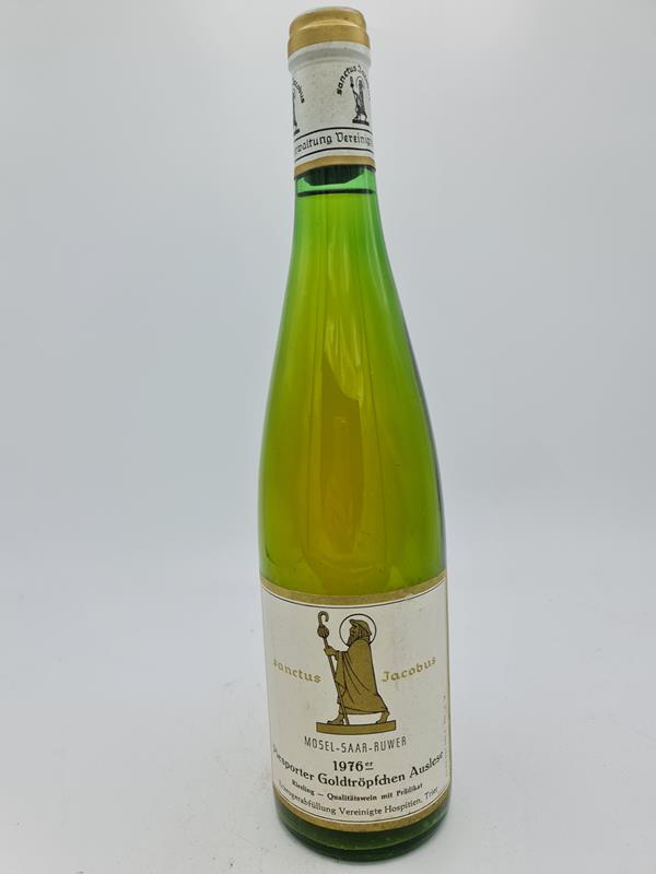 Vereinigte Hospitien 'Sanctus Jacobus' Trier - Piesporter Goldtröpfchen Riesling Auslese 1976
