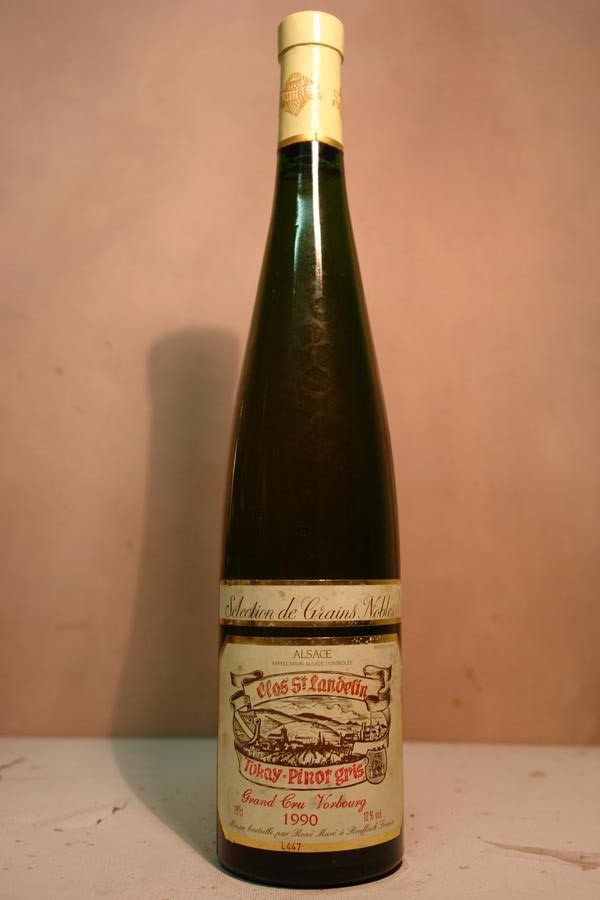 René Muré - Clos St. Landelin Tokay Pinot gris Grand Cru Vorbourg Sélection de Grains Nobles 1990