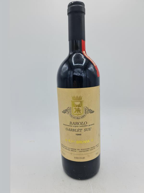 Brovia - Garblet Sue Barolo DOCG 1986