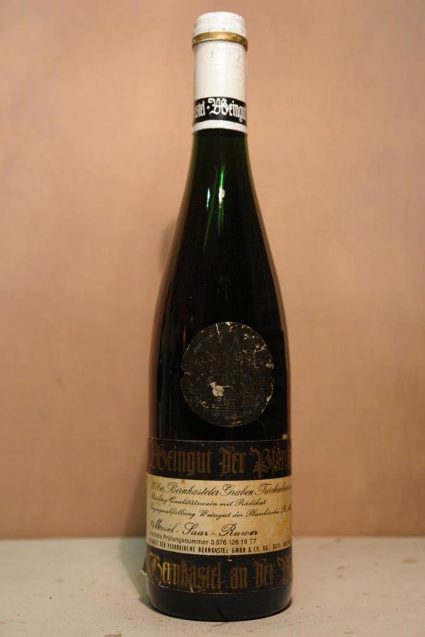 Weingut der Pfarrkirche St. Michael Bernkastel - Bernkasteler Graben Riesling Trockenbeerenauslese 1976