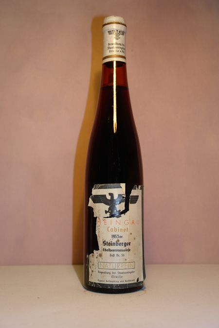 Hessische Staatsweingüter Kloster Eberbach - Steinberger Riesling Edelbeerenauslese Cabinet 1953 Fass Nr.56
