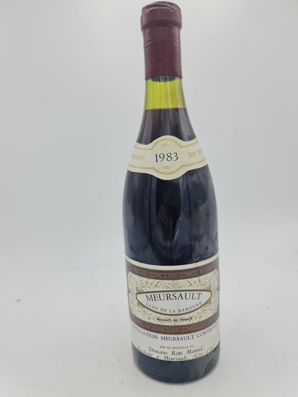 Domaine René Manuel - Meusault Clos de La Baronne Rouge 1983