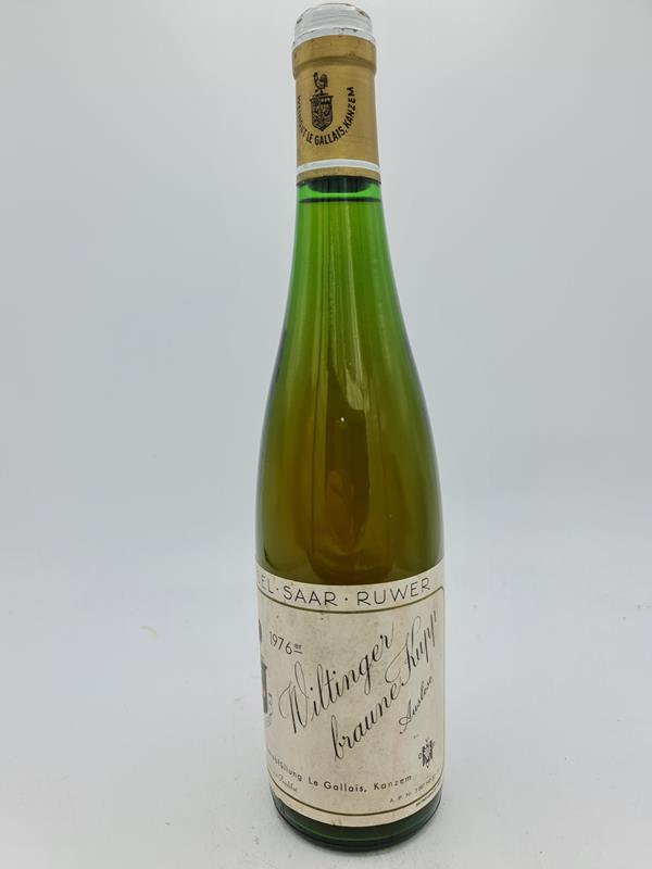 Le Gallais 'Egon Müller zu Scharzhof ' - Wiltinger braune Kupp Riesling Auslese Goldkapsel 1976