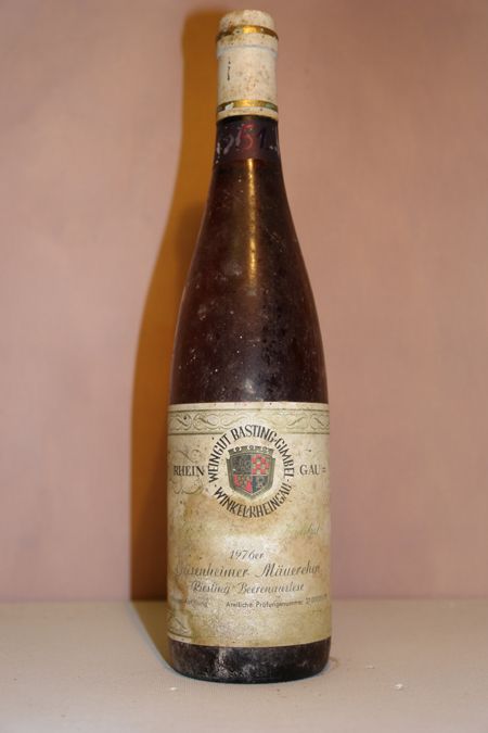 Bastian Gimbel - Geisenheimer Mäuerchen Riesling Beerenauslese 1976