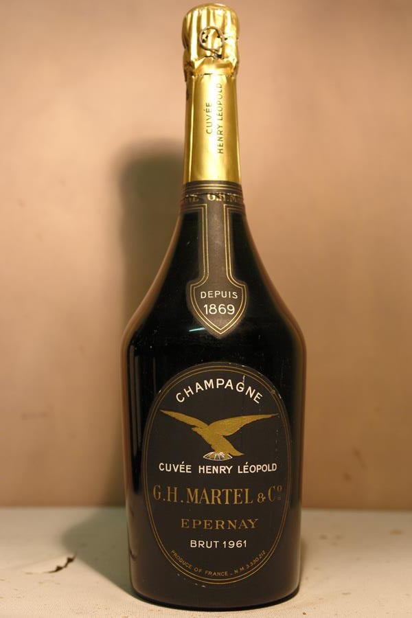 G.H. Martel & Cie - Champagne Cuvée Henry Léopold brut vintage 1961