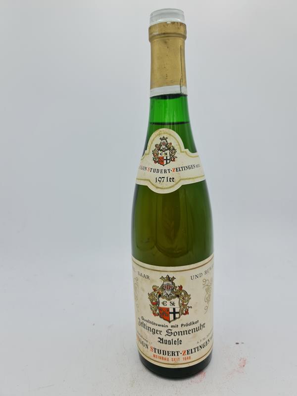 Egon Studert - Zeltinger Schlossberg Riesling Auslese 1971
