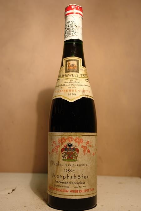 Reichsgraf von Kesselstatt - Josephshöfer Riesling Trockenbeerenauslese Fuder N°9016 1959