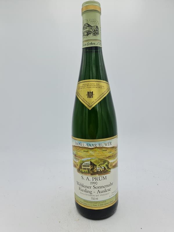 S. A. Prüm - Wehlener Sonnenuhr Riesling Auslese Goldkapsel 1990