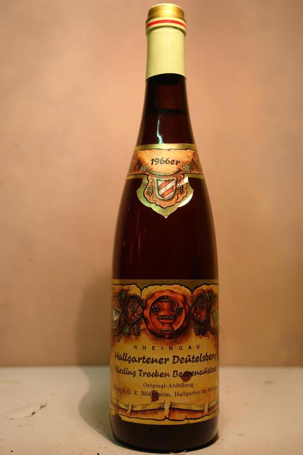 Weingut Bildesheim - Hallgartener Deutelsberg Riesling Trockenbeerenauslese 1966