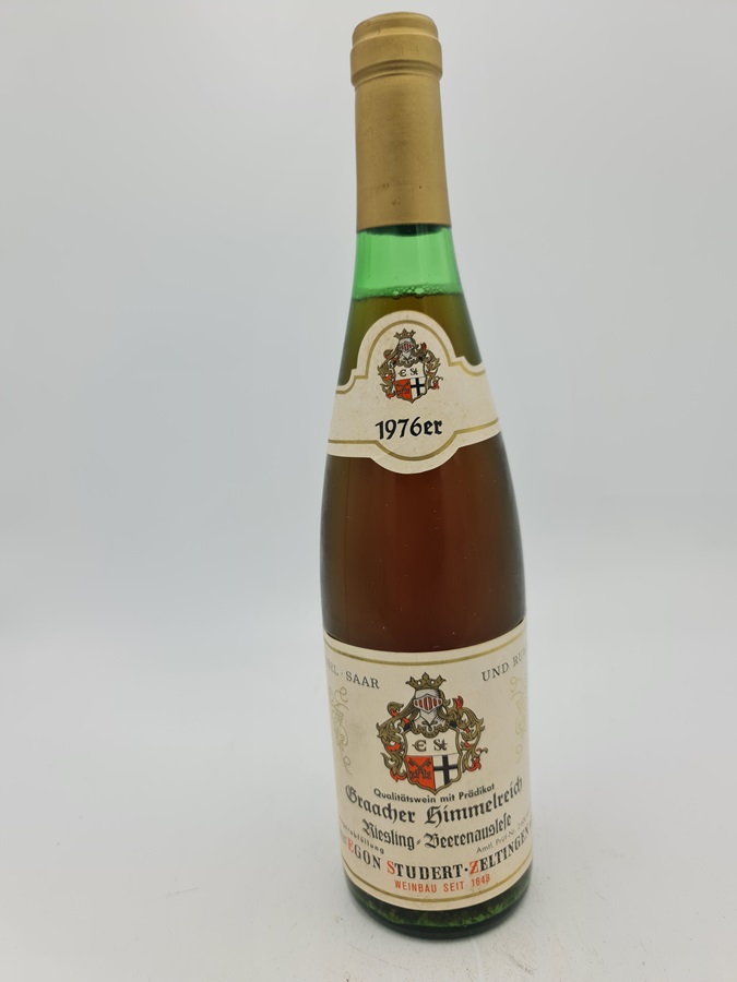 Egon Studert - Graacher Himmelreich Riesling Beerenauslese Goldkapsel 1976