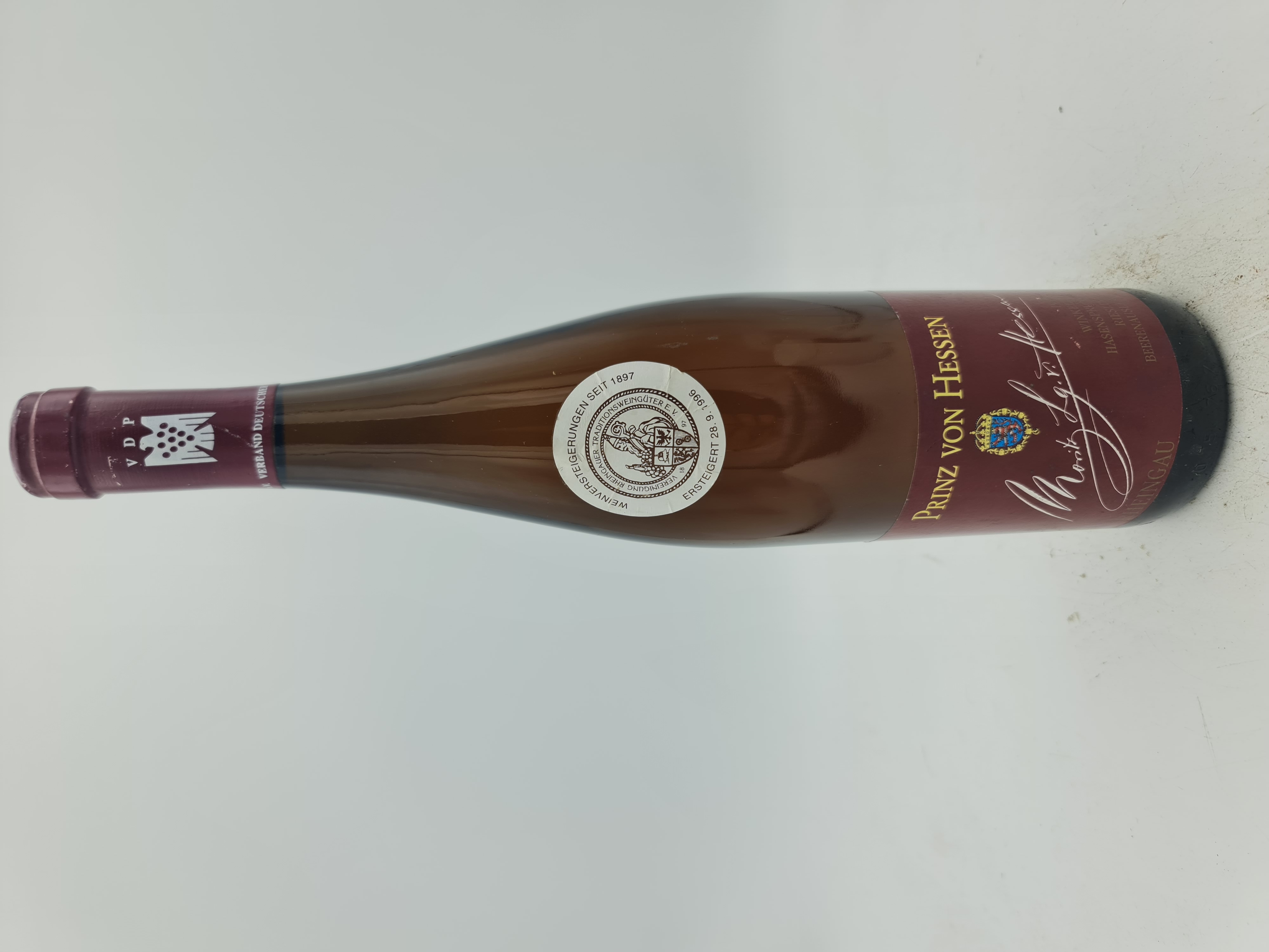 Prinz von Hessen - Winkeler Hasensprung Riesling Beerenauslese Versteigerungswein 1995