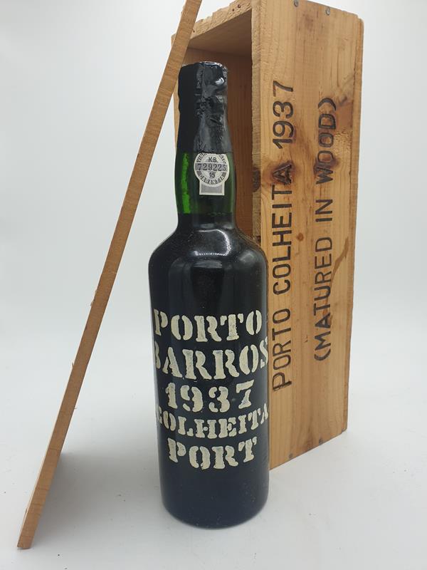 Barros Colheita Port 1937 'matured in wood' with OWC
