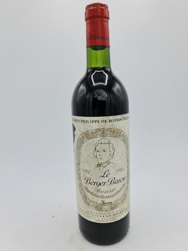 Château Mouton Baron Philippe de Rothschild Le Berger Baron 1982
