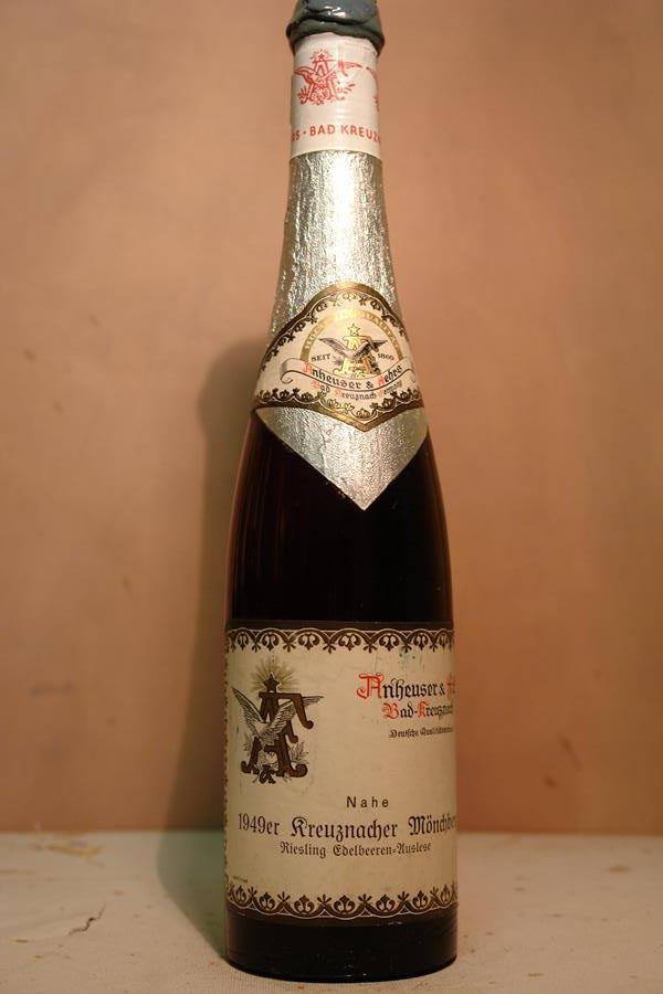 Weingut August Anheuser -  Kreuznacher Mönchberg Riesling Edelbeerenauslese 1949