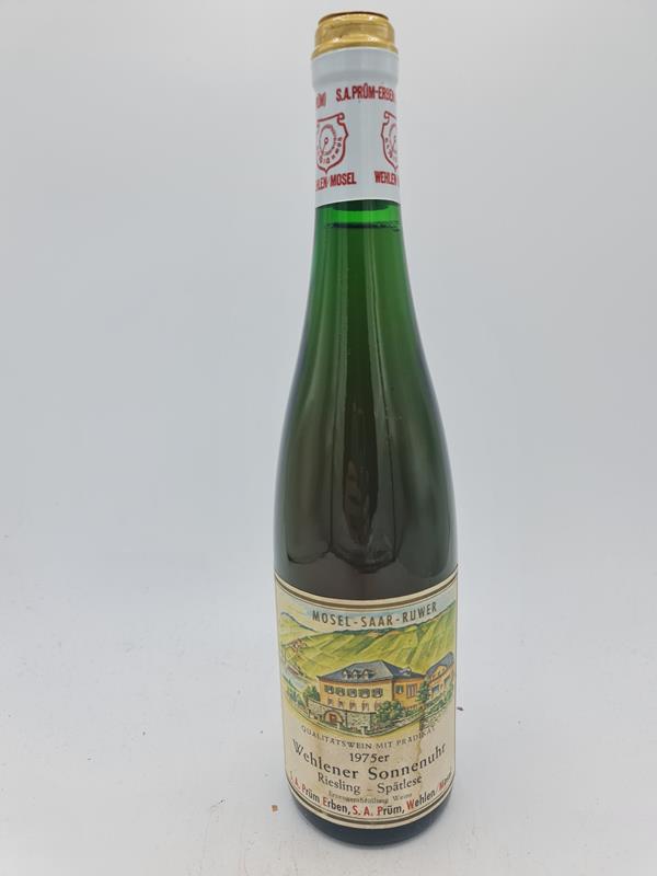 S. A. Prüm - Wehlener Sonnenuhr Riesling Spätlese 1975