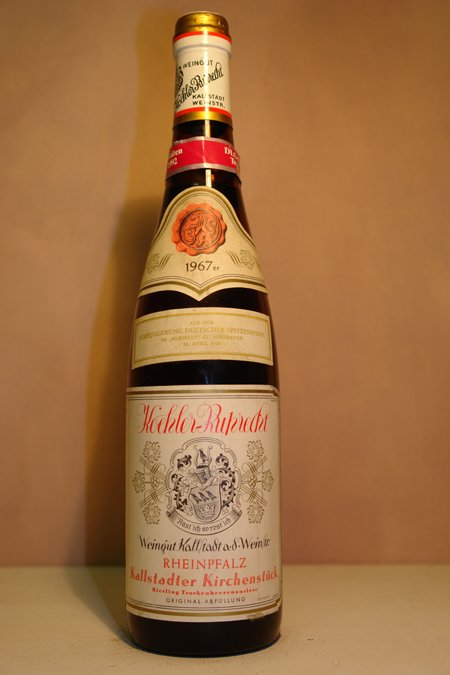 Weingut Köhler-Rupprecht - Kallstadter Kirchenstück Riesling Trockenbeerenausese Versteigerungswein 1967