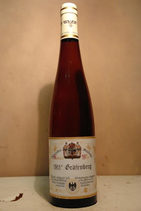 Königlich Preuss. Domänenkellerei - Gräfenberg Riesling Kabinettwein 1911