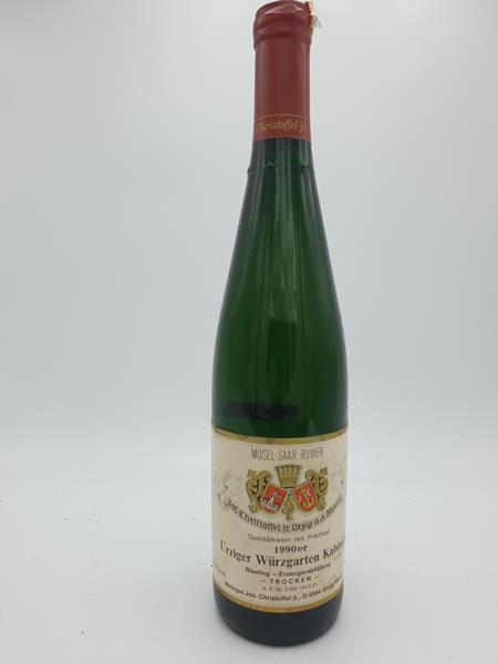 Jos. Christoffel Jr. (Christoffel-Prüm) - Ürziger Würzgarten Riesling Kabinett trocken dry 1990