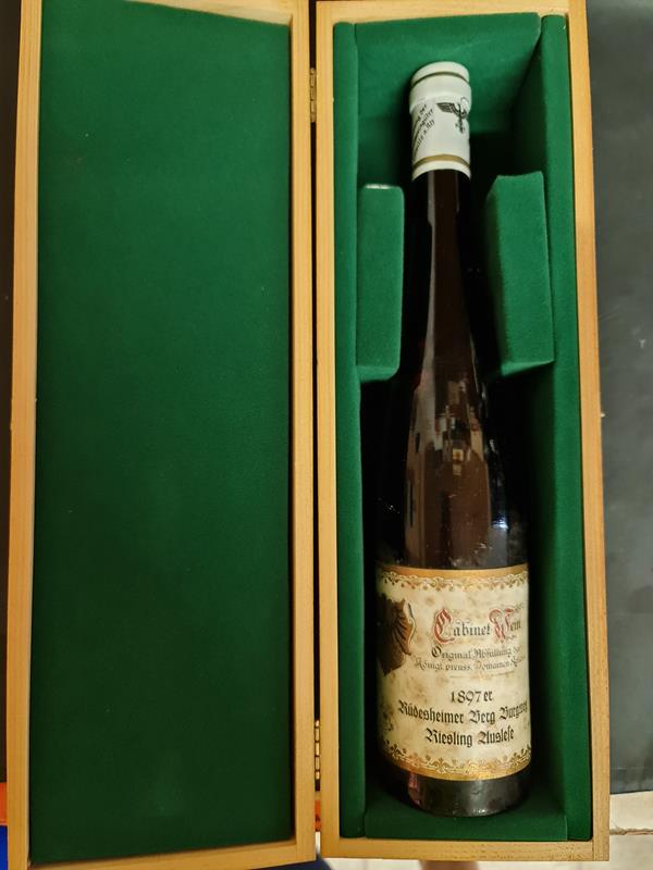 Königlich Preuss. Domänenkellerei - Rüdesheimer Berg Burgweg Riesling Auslese 'Cabinet-Wein' 1897