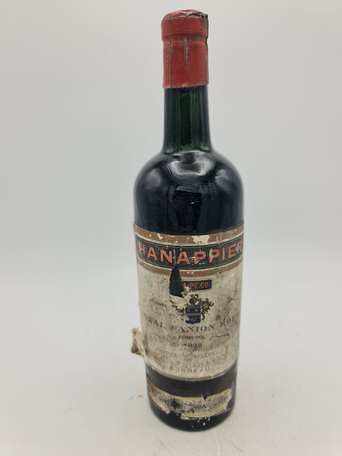 Hanappier Peyrelongue Royal Fanion Rouge Pomerol 1928