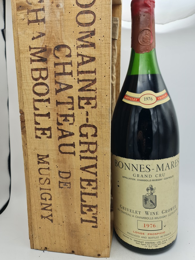 Domaine Grivelet - Bonnes Mares 'Grand Cru' 1976 LONGE PROSPICIO JEROBOAM 300ml Single OWC