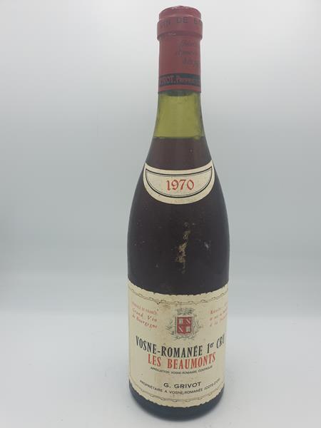 Domaine Jean Grivot - Vosne-Romanée 1er Cru 'Les Beaumonts' 1970