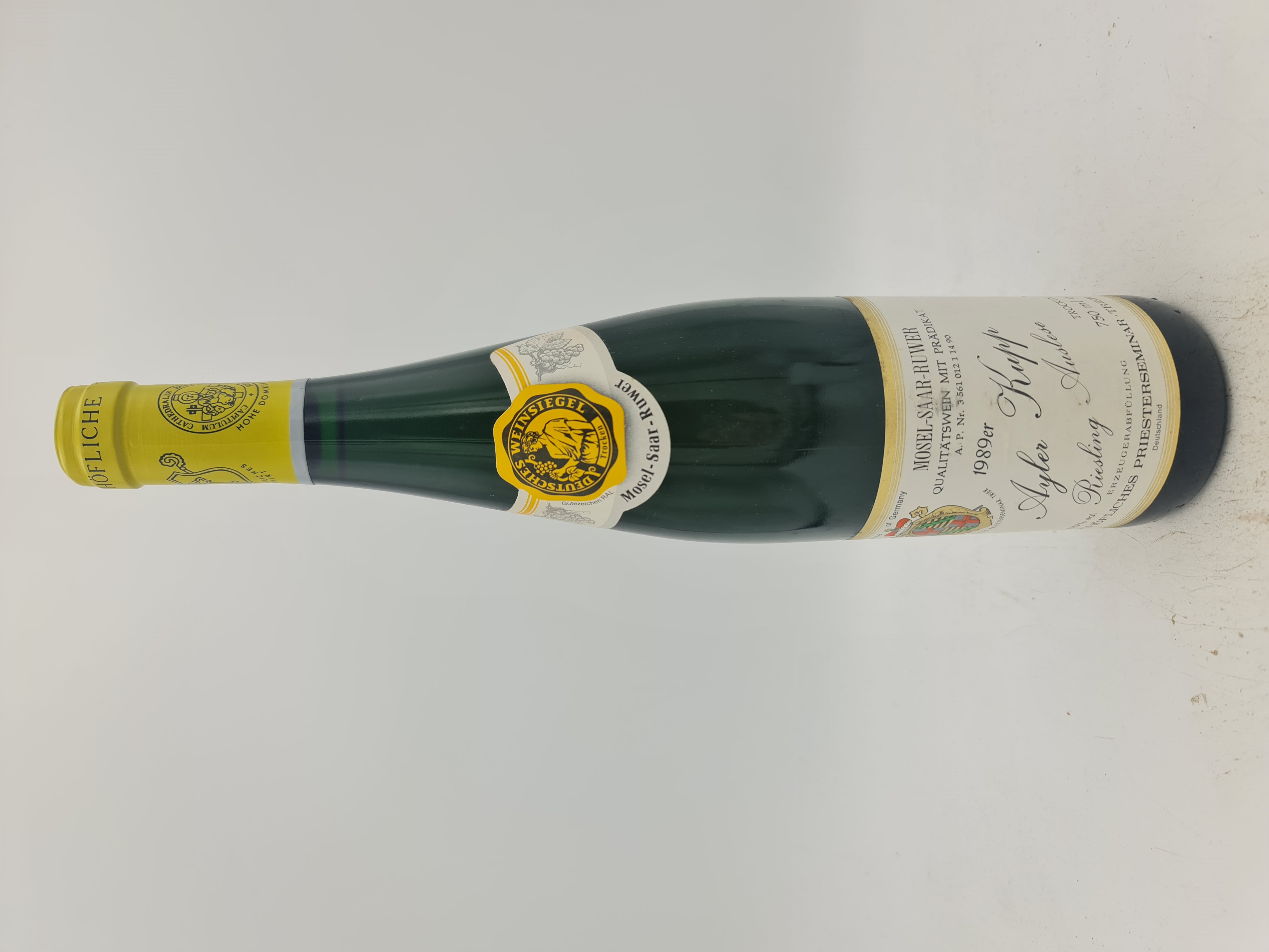 Bischöfliches Priesterseminar - Ayler Kupp Riesling Auslese trocken dry 1989