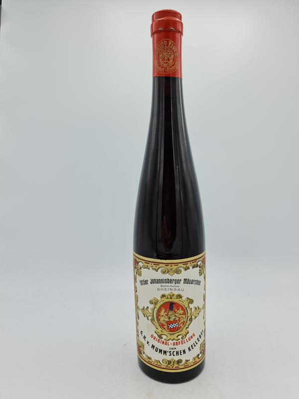 Mumm´sche Weinbaudomane - Johannisberger Mäuerchen Riesling Beerenauslese 1915