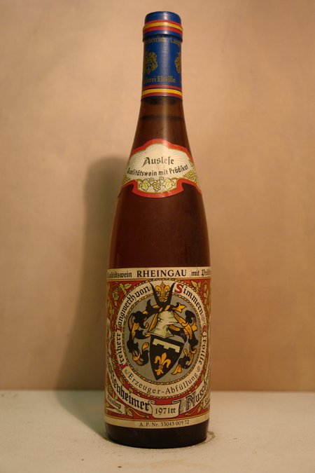 Freiherr Langwerth von Simmern - Hattenheimer Nussbrunnen Riesling Auslese 1971