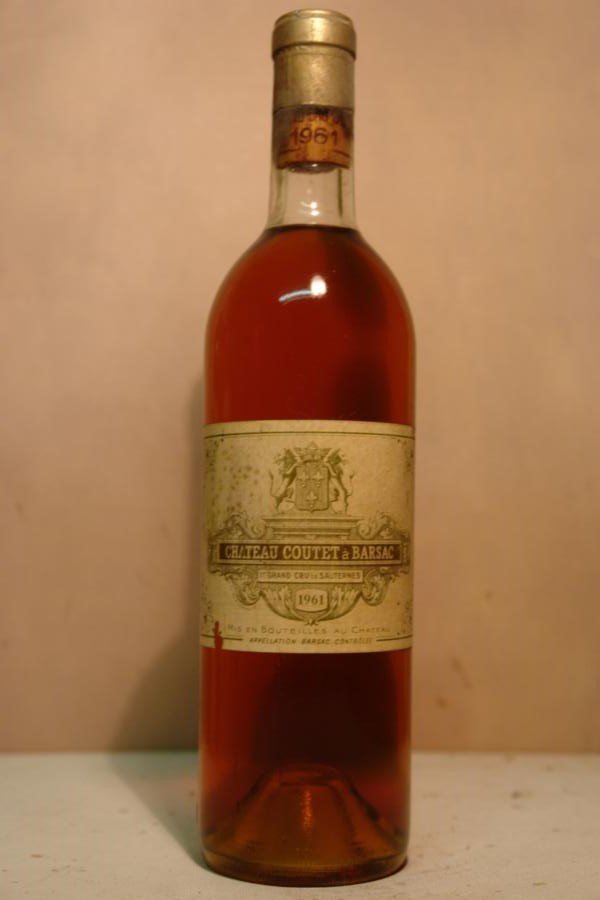 Château Coutet à Barsac 1961