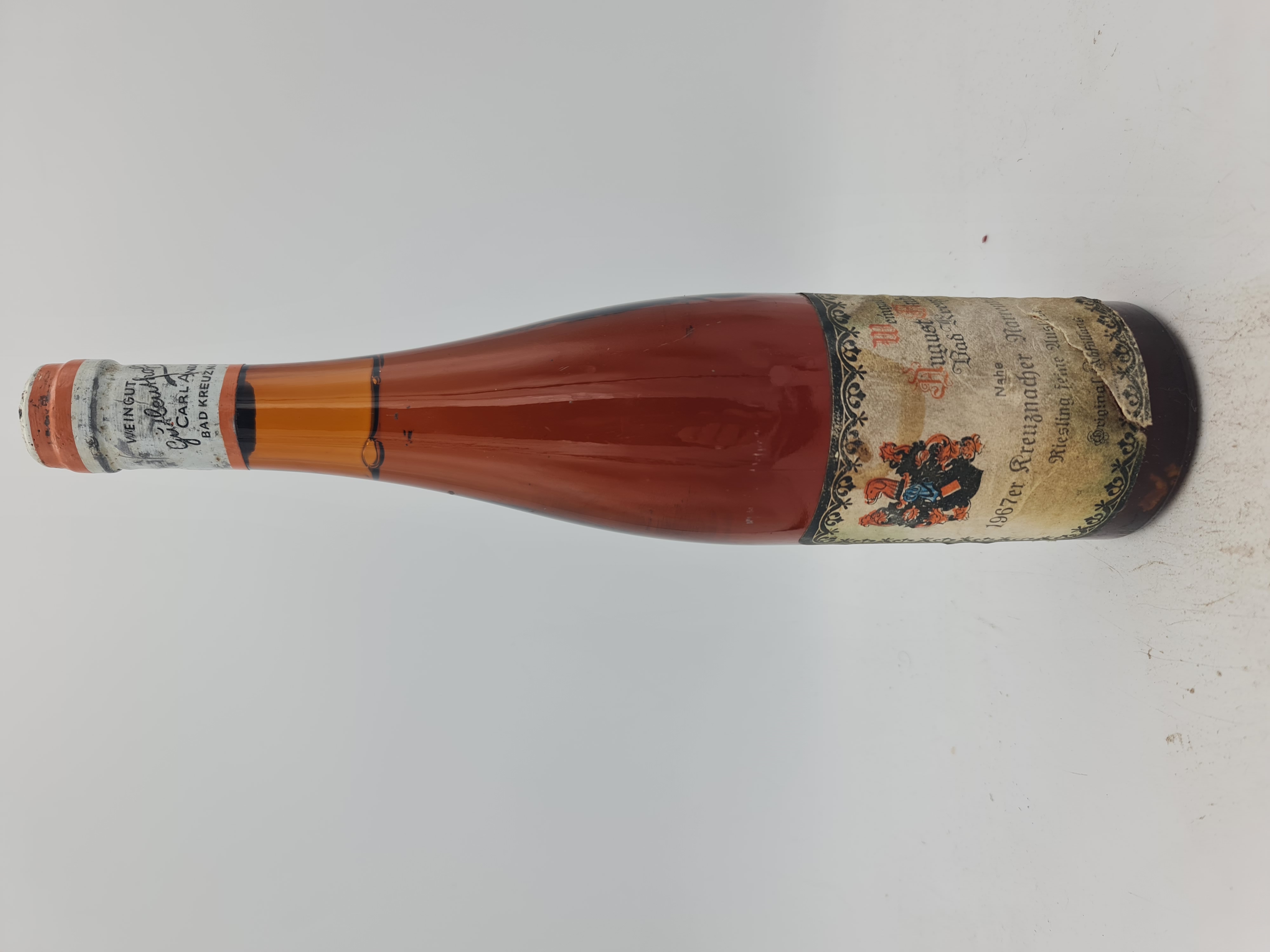 Weingut August Anheuser - Kreuznacher Narrenkappe Riesling feine Auslese 1967