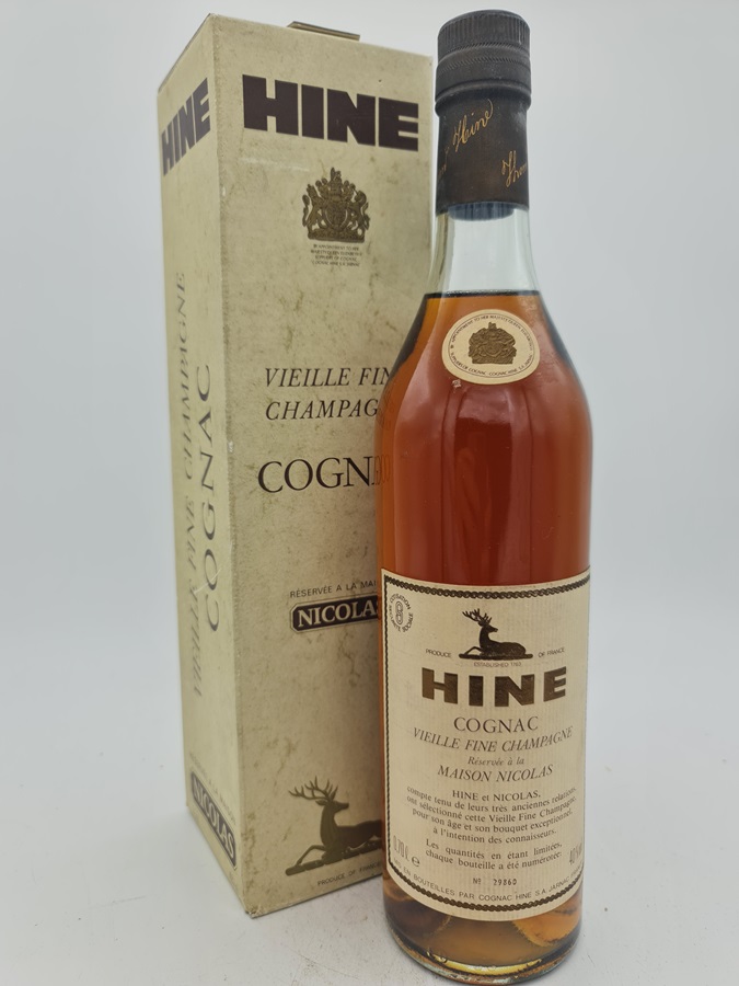 Hine Cognac - Vieille Fine Champagne Réservée MAISON NICOLAS NV 40% vol. 700ml  bt N°29860 with OC