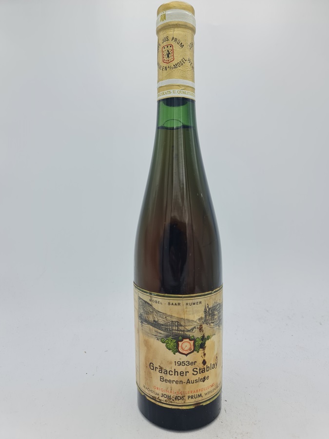 J. J. Prüm - Graacher Stablay Riesling Beerenauslese Goldkapsel 1953
