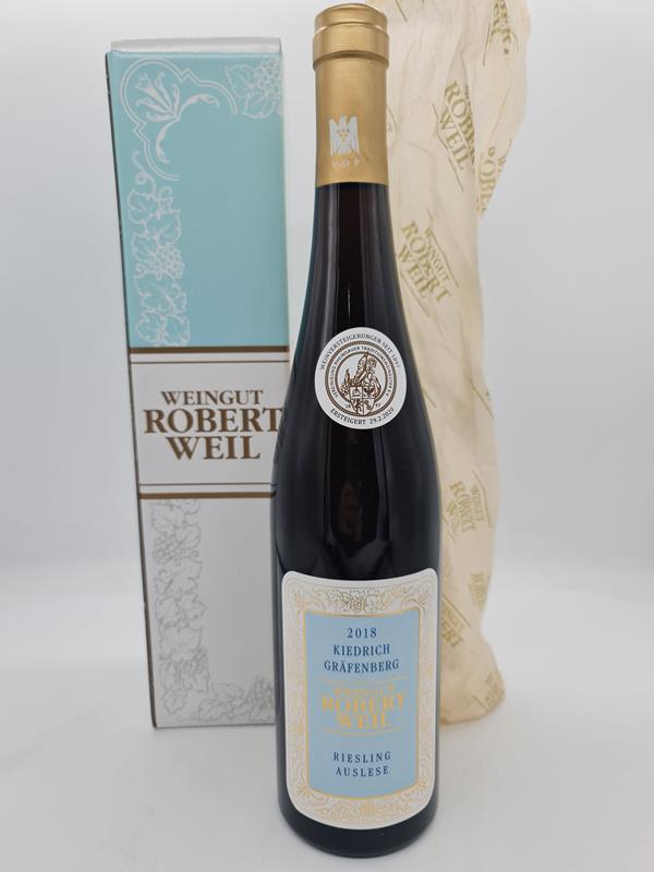 Robert Weil - Kiedricher Gräfenberg Riesling Auslese GOLDKAPSEL Versteigerungswein 2018