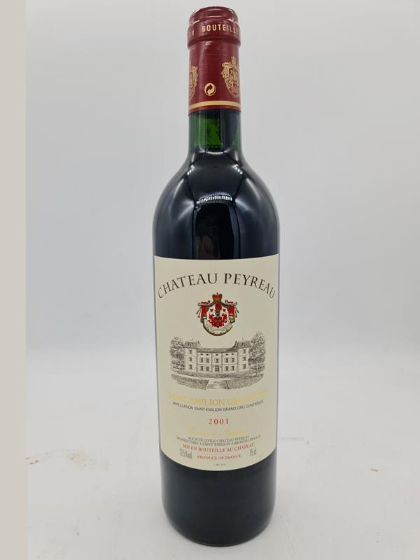 Château Peyreau Comtes von Neipperg Saint-Emilion Grand Cru 2001 OWC 12 bottles 9000ml