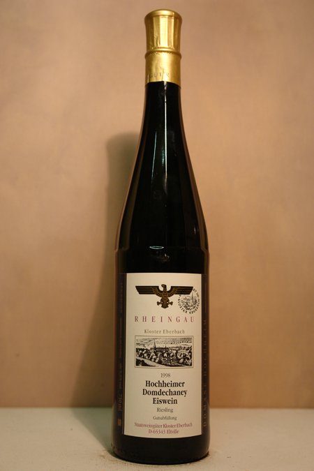 Hessische Staatsweingüter Kloster Eberbach - Hochheimer Domdechaney Riesling Eiswein Goldkapsel Versteigerungswein 1998