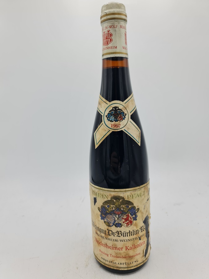 Dr. Bürklin Wolf - Deidesheimer Kalkofen Riesling Trockenbeerenauslese 1967