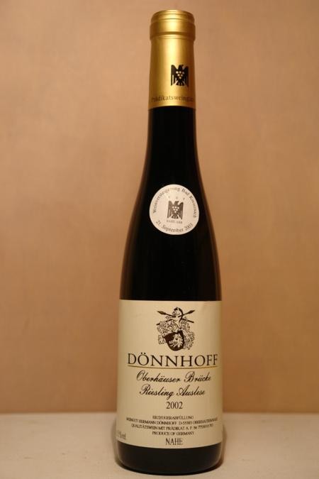 Hermann Dönnhoff - Oberhäuser Brücke Riesling Auslese Goldkapsel Versteigerungswein 2002 375ml