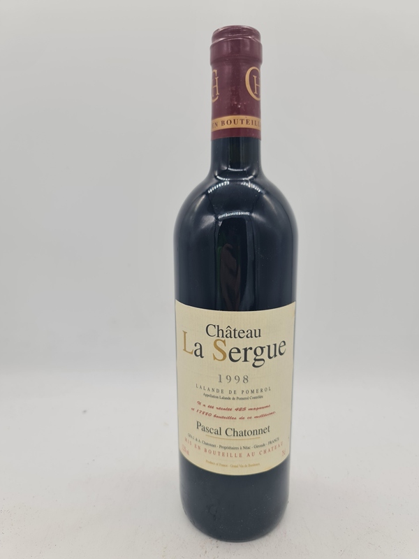Château Pascal Chatonnet Chateau La Sergue Lalande-de-Pomerol 1998