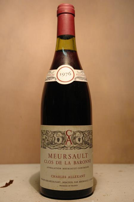 Charles Allexant - Meursault Clos de la Baronne 1976