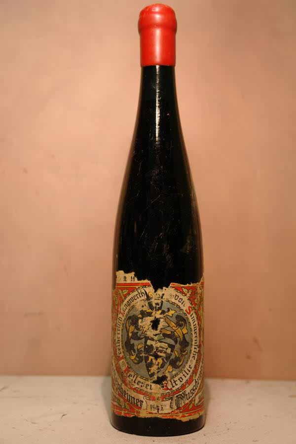Freiherr Langwerth von Simmern - Hattenheimer Nußbrunnen Riesling Edelbeerenauslese Cabinet 1945
