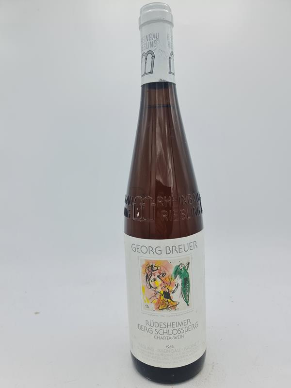 Georg Breuer - Rüdesheim Berg Schlossberg Riesling trocken dry Q.b.a. Charta Wein 1988