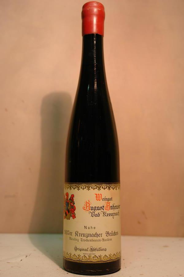 Anheuser & Fehrs - Kreuznacher Brückes Riesling Trockenbeerenauslese 1937