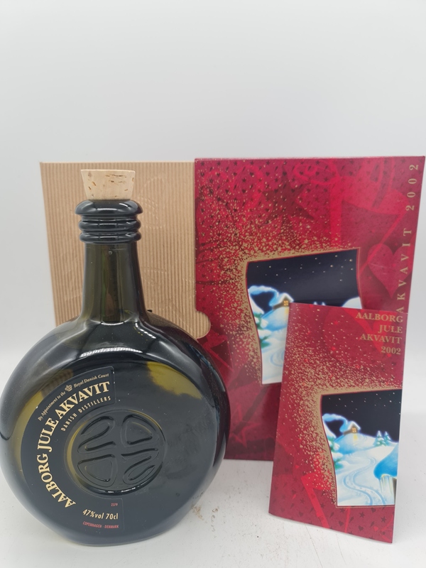 Aalborg Jule Akvavit Jahrgang 2002 0,7l  47% by vol. alc. Sonderabfüllung incl. Geschenkpackung