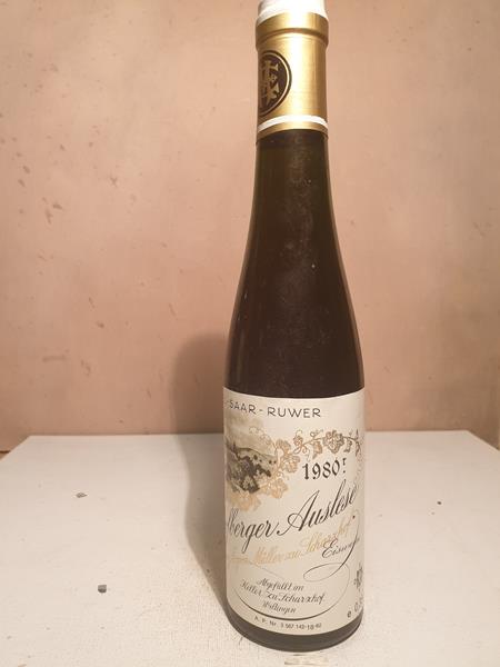 Egon Müller zu Scharzhof - Scharzhofberger Riesling Eiswein-Auslese Goldkapsel 1980 375ml
