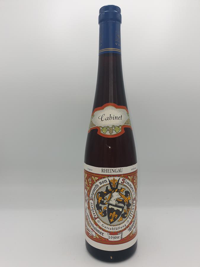 Freiherr Langwerth von Simmern - Hattenheimer Wisselbrunnen Riesling Auslese Cabinet 1946