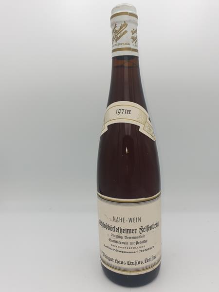 Dr. Crusius - Schlossböckelheimer Felsenberg Riesling Beerenauslese 1971